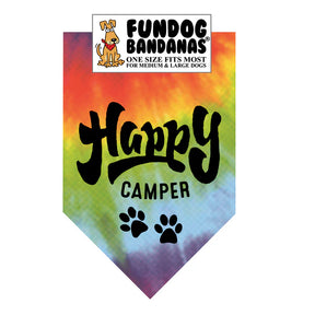 FunDog Bandanas - Dog Bandana Happy Camper