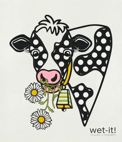 Wet-it! - Happy Holstein Swedish Cloth
