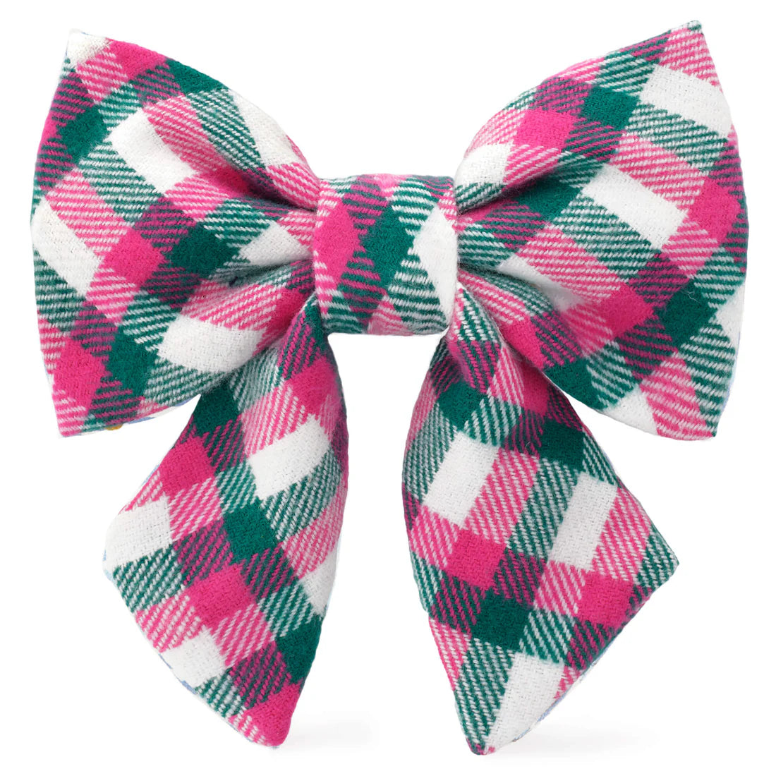 Lady Dog Bow Callie Plaid Flannel