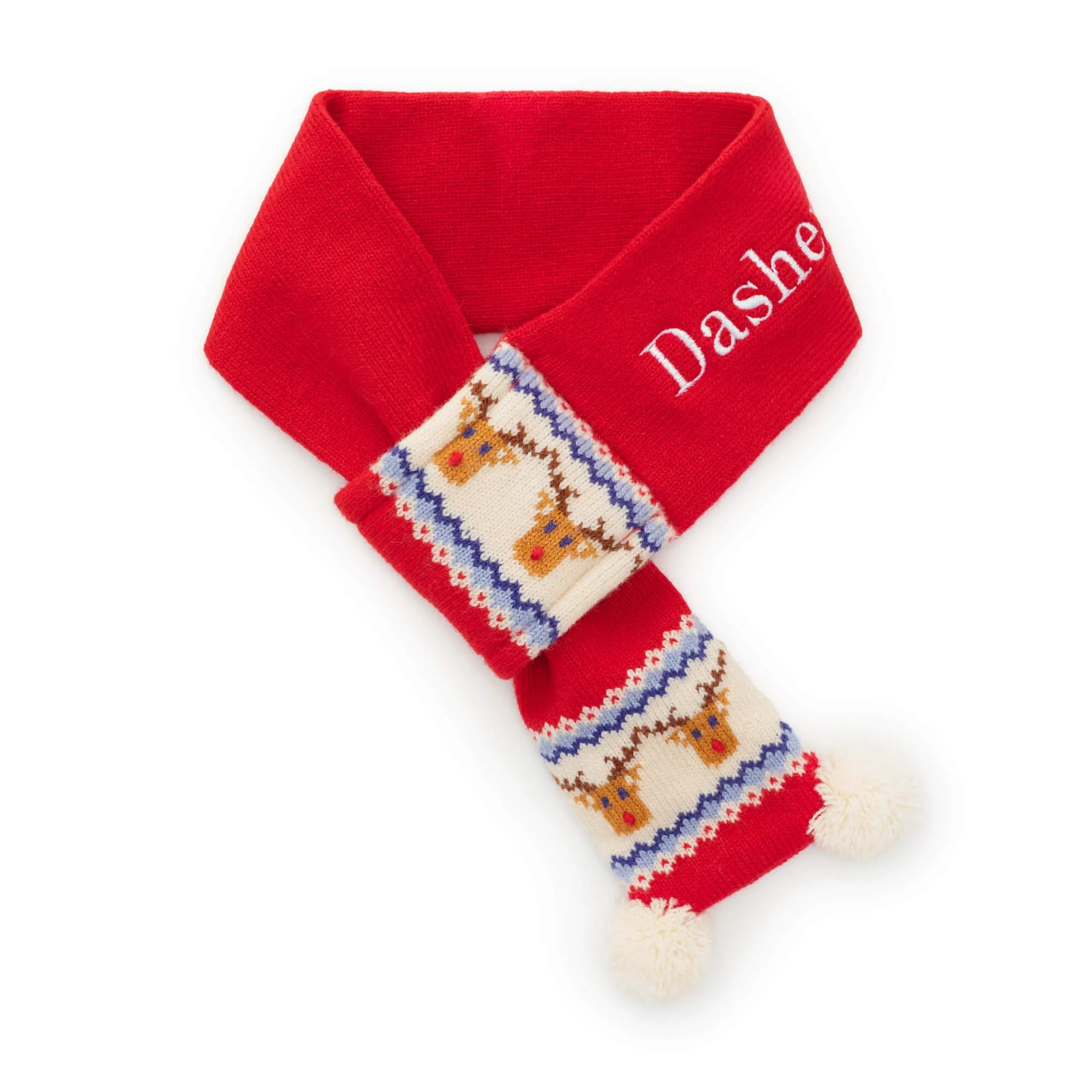 Foggy Dog - Dog Holiday Scarf Reindeer - Southern Agriculture 