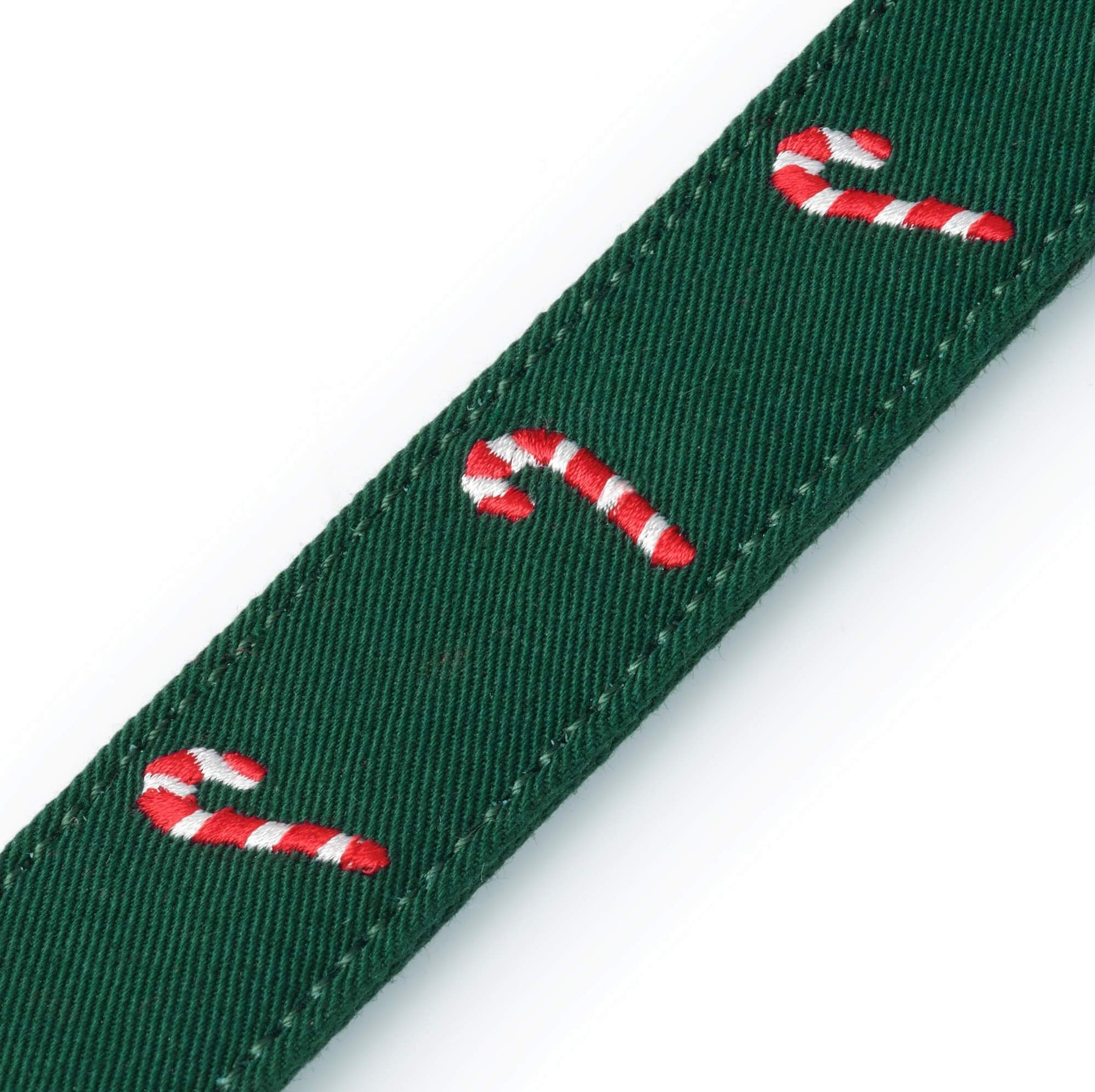 The Foggy Dog - Dog Collar Evergreen Candy Cane