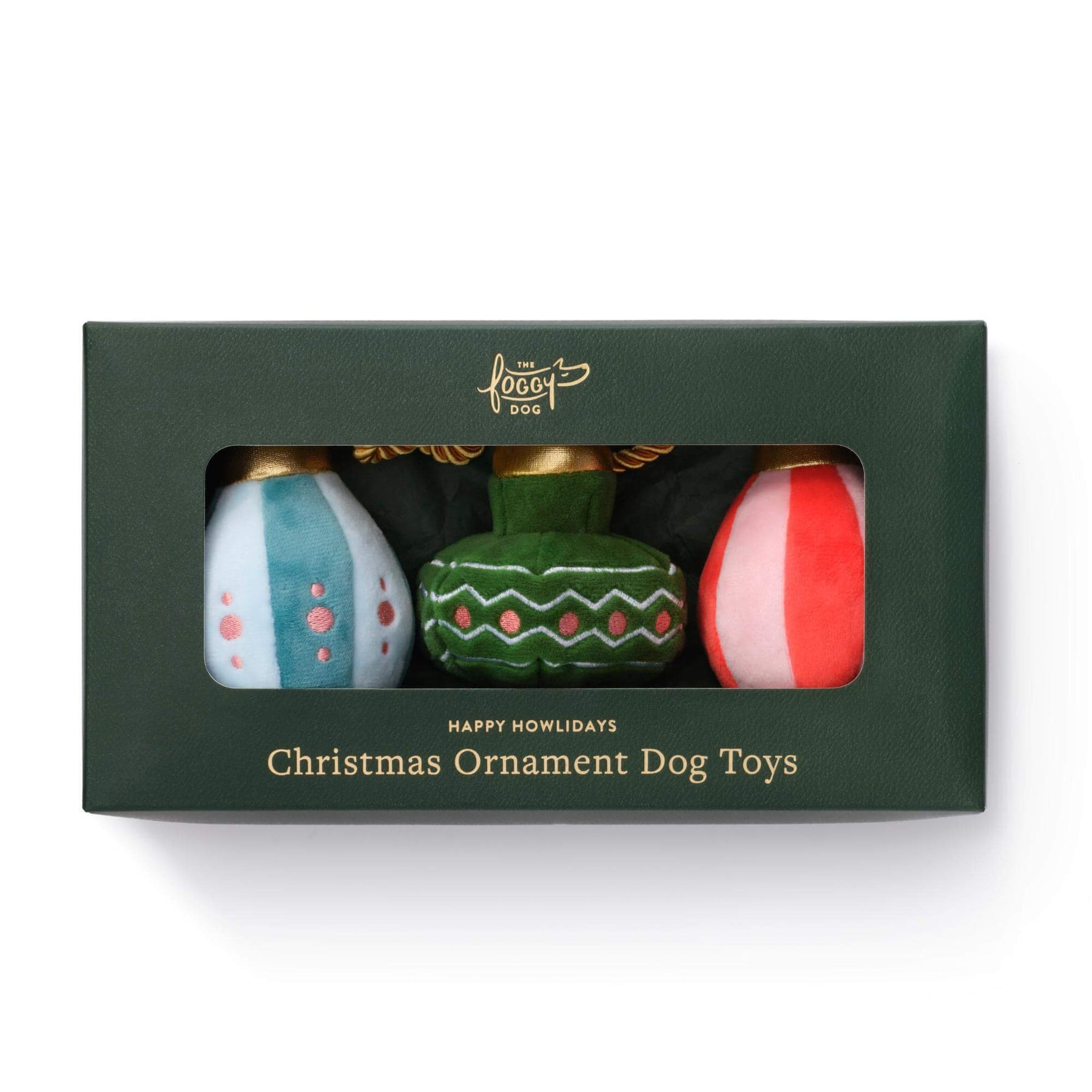 The Foggy Dog - Dog Toy Set Christmas Ornaments