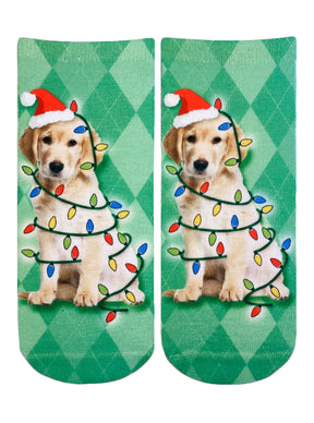 Living Royal - Socks Holiday Lights Dog Ankle
