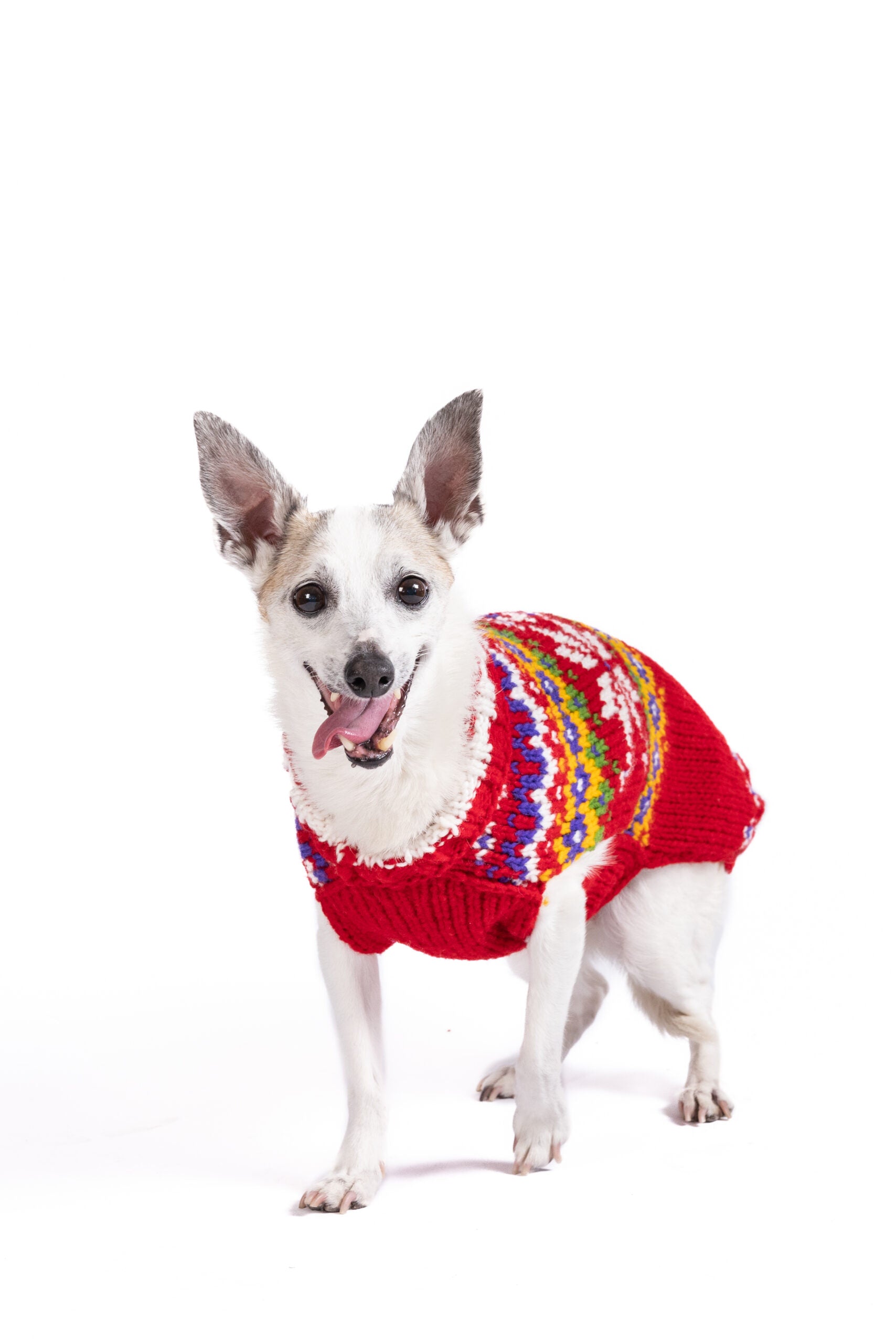 Dog Sweater Jolly Red