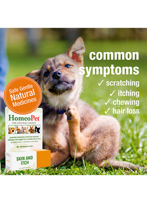 HomeoPet Skin & Itch Relief for Dogs, Cat, Bird, and Rabbit