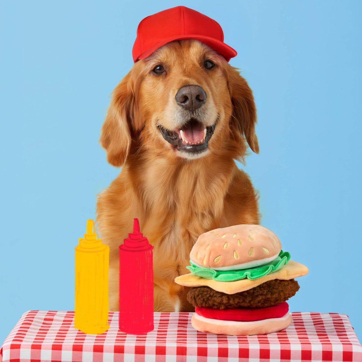 The Foggy Dog - Dog Toy Cheeseburger Interactive