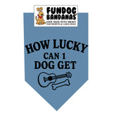 FunDog Bandanas - Dog Bandana How Lucky Can 1 Dog Get