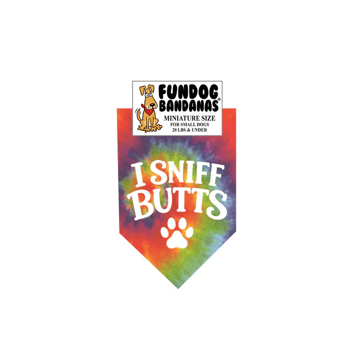 FunDog Bandanas - Dog Bandana I Sniff Butts