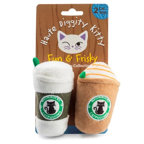 Haute Diggity Dog - Meowbucks (2 coffee) Cat Toys