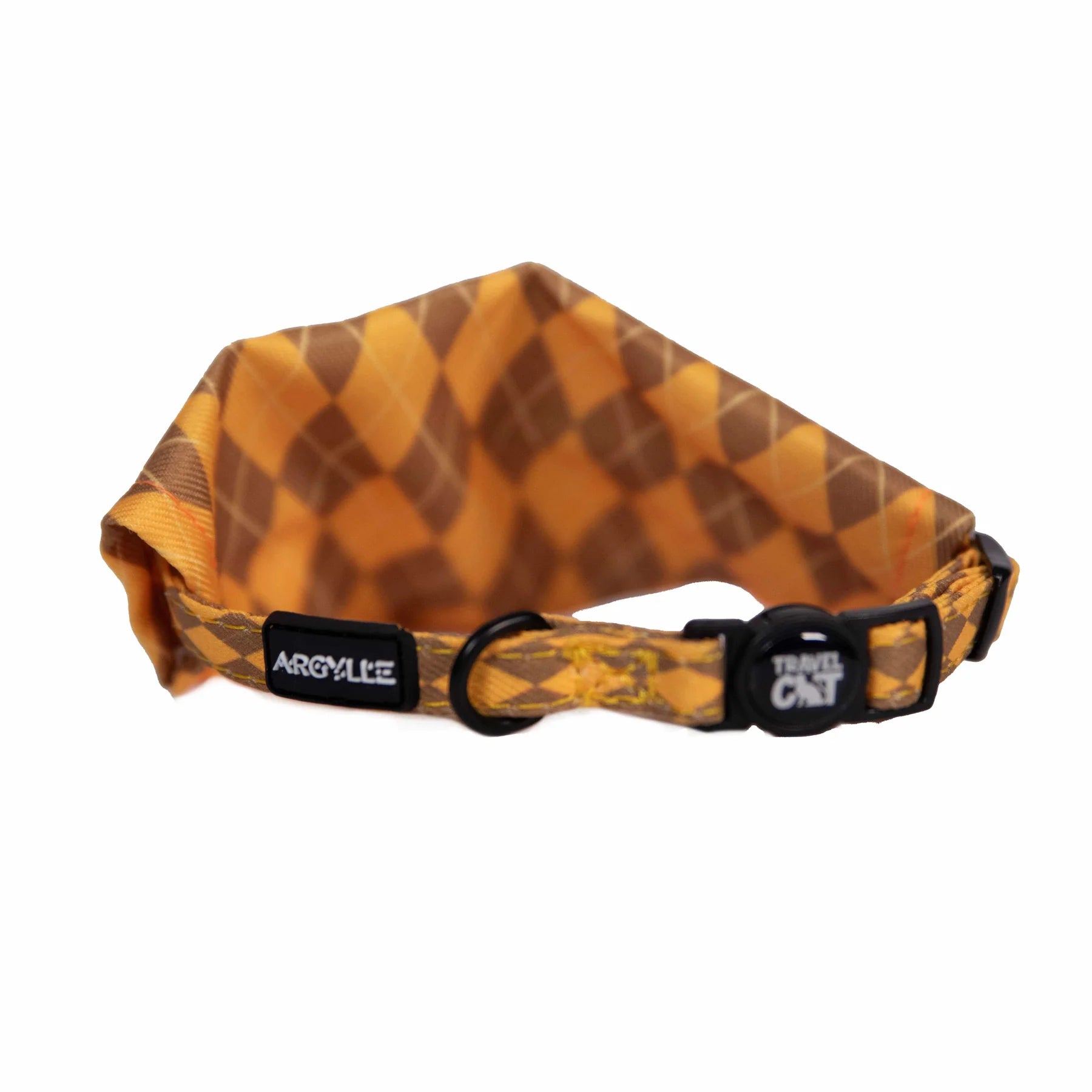 Argylle X Travel Cat Collar & Bandana Set