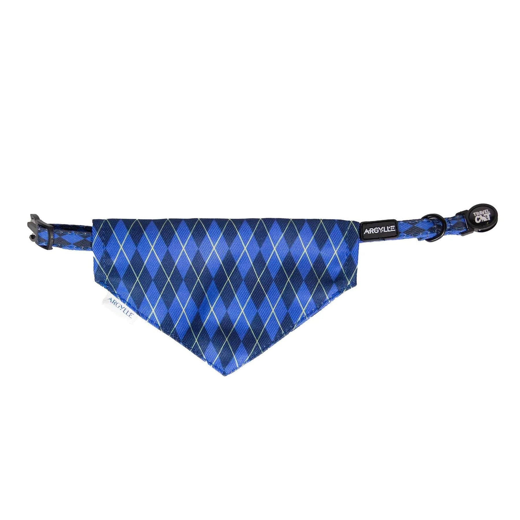 Argylle X Travel Cat Collar & Bandana Set