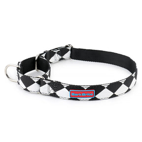 Bark Brite - Collar Martingale Black & White