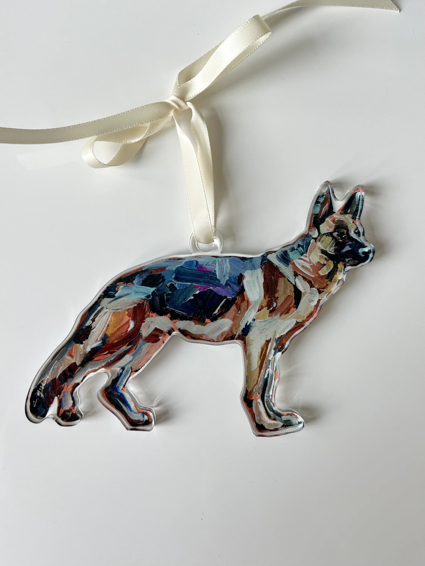 Chelsea McShane Art - Ornament German Shephard