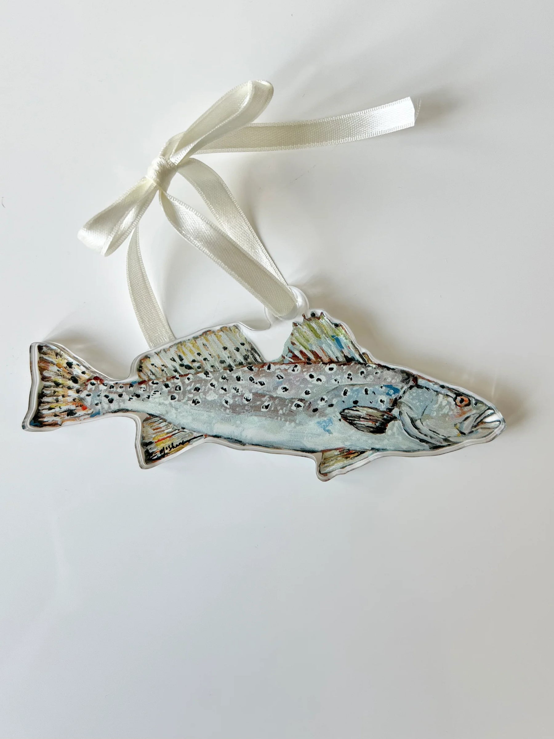 Chelsea McShane Art - Ornament Speckled Sea Trout