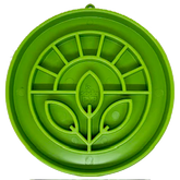 Enrichment Dog Lick Mat - Garden Design with Suction Cups