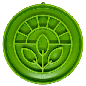 Enrichment Dog Lick Mat - Garden Design with Suction Cups