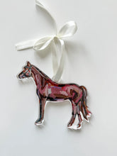 Chelsea McShane Art - Ornament Horse Rose In The Dust