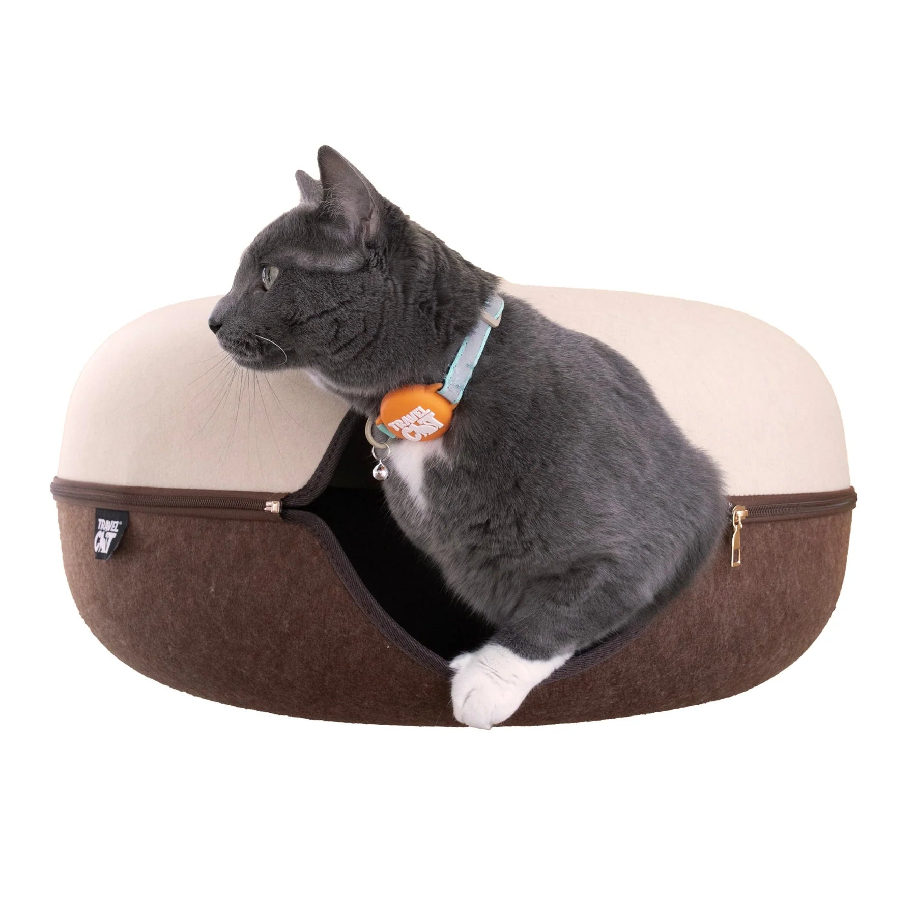 Travel Cat - "Donut" Cat Hideway Cave