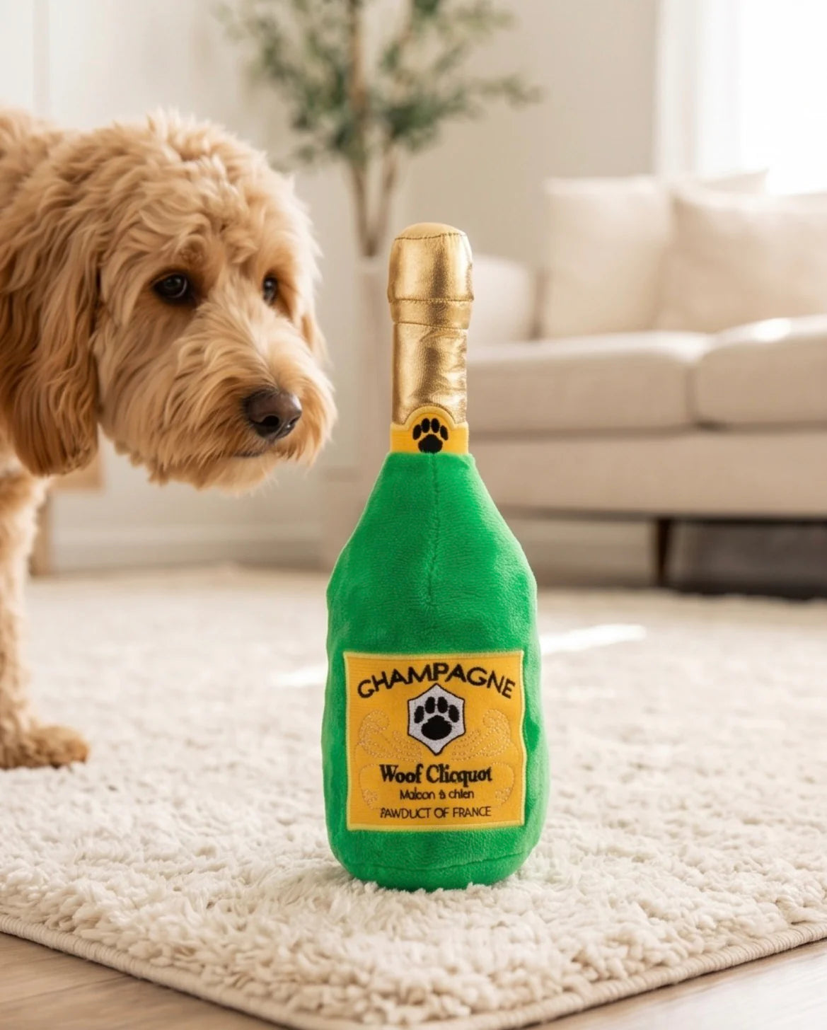 Haute Diggity Dog - Wool Clicquot Classic Squeaker
