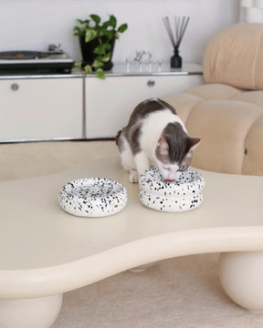 Catenary Home - Elevated Halo Pet Bowl Ink