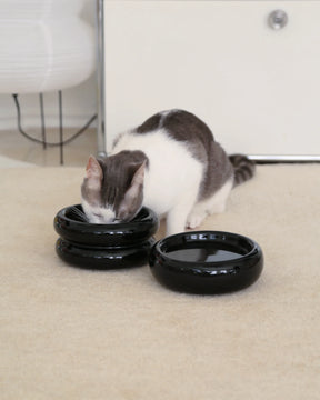 Catenary Home - Halo Pet Bowl Onyx