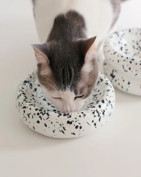 Catenary Home - Halo Pet Bowl In Ink