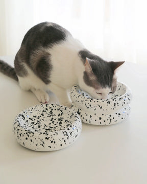 Catenary Home - Elevated Halo Pet Bowl Ink