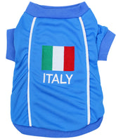 Parisian Pet - Dog Jersey Team Italy Soccer