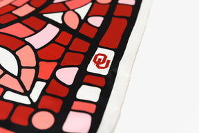 William & Lauren - OU Stain Glass Scarf