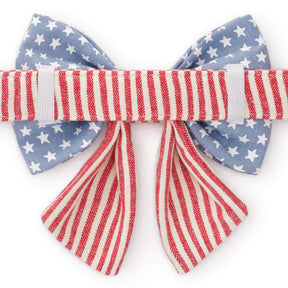 Lady Dog Bow Stars & Stripes