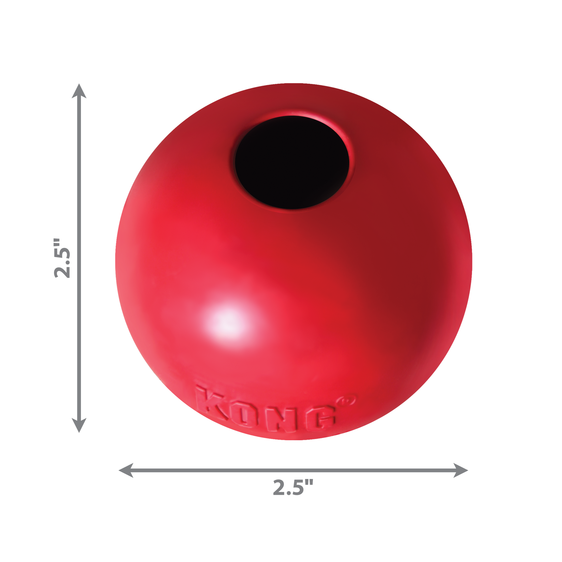 KONG BALL W/HOLE small