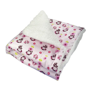 Klippo - Double Layered Girly Monkey Blanket