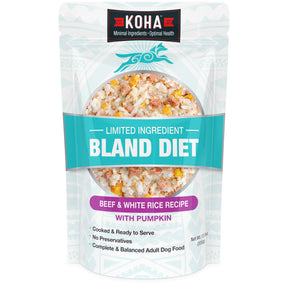 KOHA - Bland Diet Beef & Rice Pouches Wet Dog Food 12.5 ounces