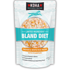 KOHA - Bland Diet Chicken & Rice Pouches Wet Dog Food 12.5 ounces