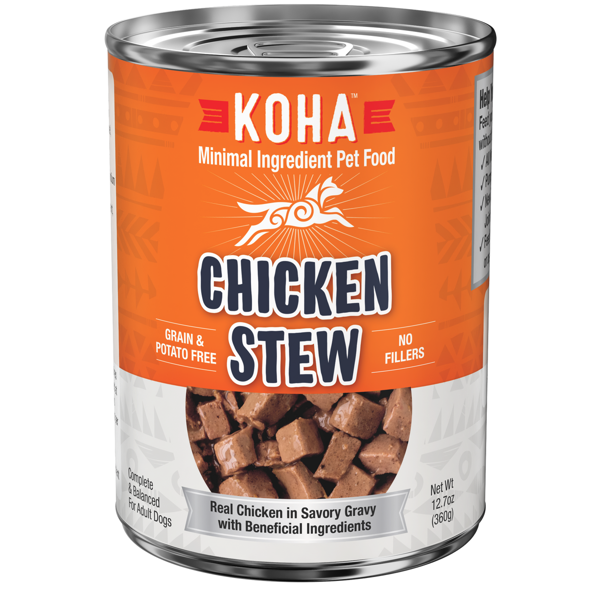 KOHA, Minimal Ingredient - All Breeds, Adult Dog Chicken Stew Recipe Canned Dog Food