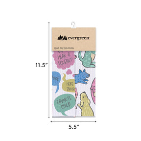 Evergreen Enterprises - Dish Cloth Quick Dry Dog Thoughts