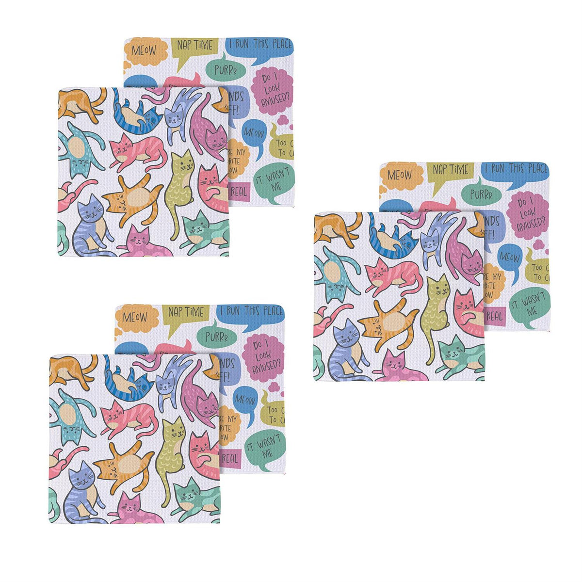Evergreen Enterprises - Dish Cloth Quick Dry Cat Thoughts