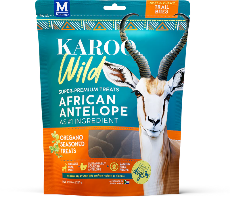 Montego Pet - Karoo Wild - Trail Bites African Antelope Oregano Dog Treats