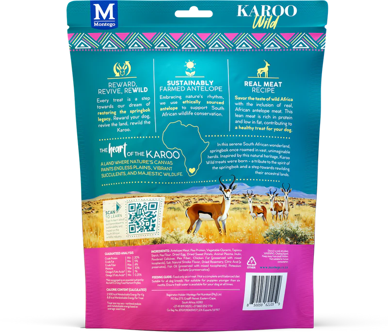 Montego Pet - Karoo Wild - Trail Bites African Antelope Rosemary
