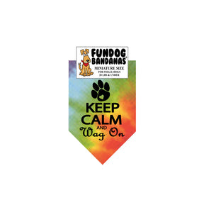 FunDog Bandanas - Dog Bandana Keep Calm And Wag