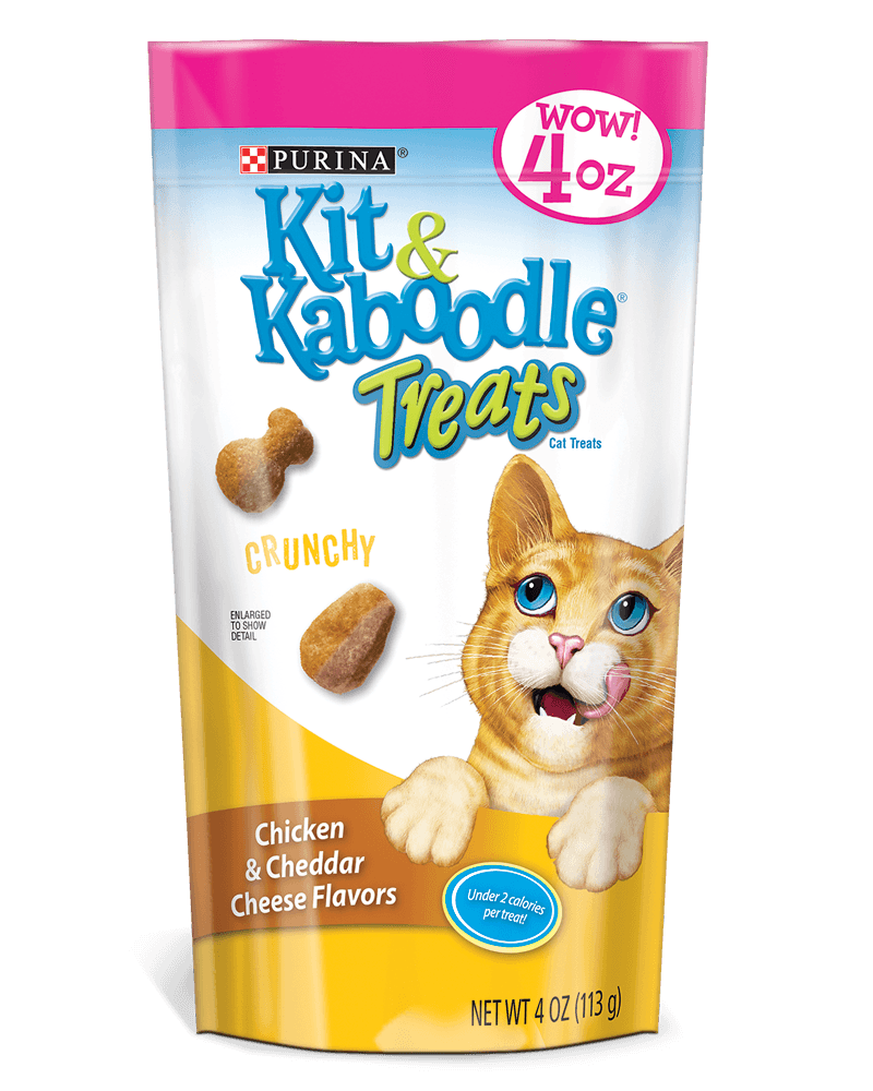 Purina - Kit & Kaboodle Crunchy Chicken & Cheddar Cat Treats