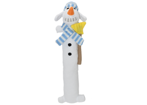 Loofa Snowman Dog Toy