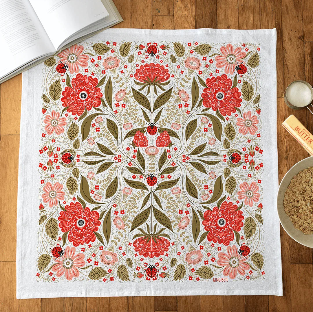 Gingiber - Tea Towel Ladybug