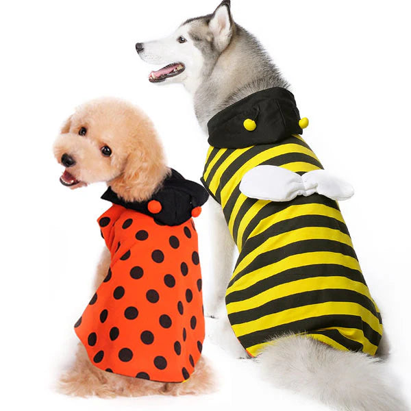 Dogo Pet - Ladybug & Bumblebee Reversible Costume