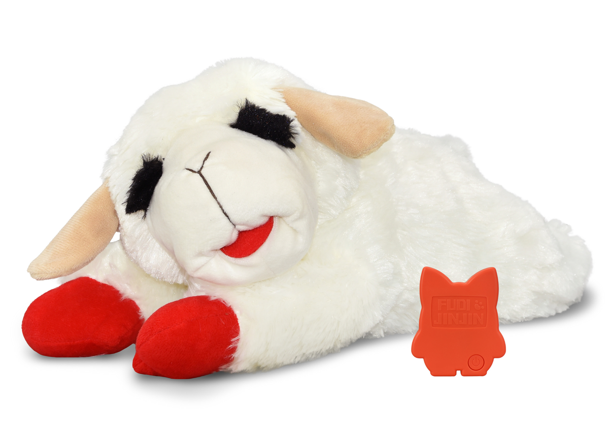 Multipet - Lamb Choplove Anxiety Relief Heartbeat Dog Toy