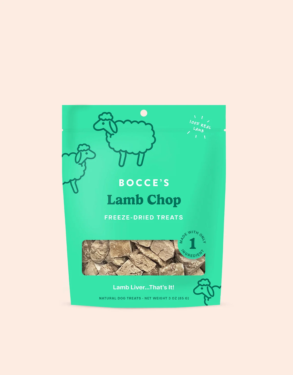 Bocce's Bakery - Lamb Chop Freeze Dried