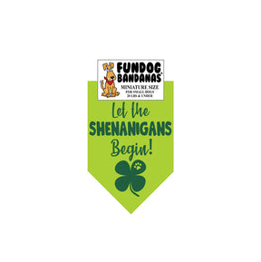 FunDog Bandanas - Dog Bandana Let the SHENANIGAN