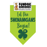 FunDog Bandanas - Dog Bandana Let the SHENANIGAN