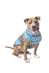 Chilly Dog - Dog Sweater Fairisle Light Blue