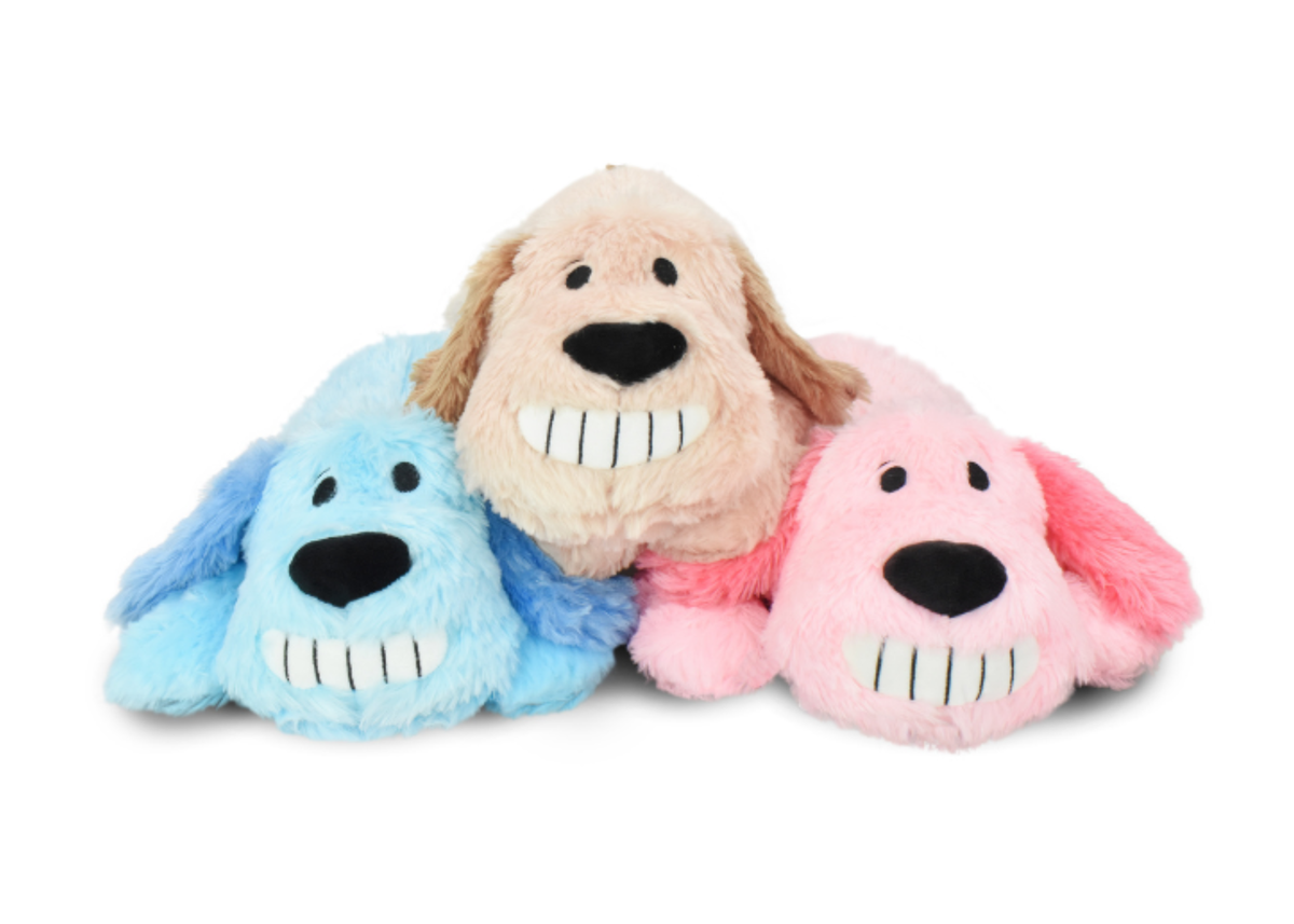 Multipet - Loofa Love Anxiety Relief Companion Heartbeat Feature Dog Toy